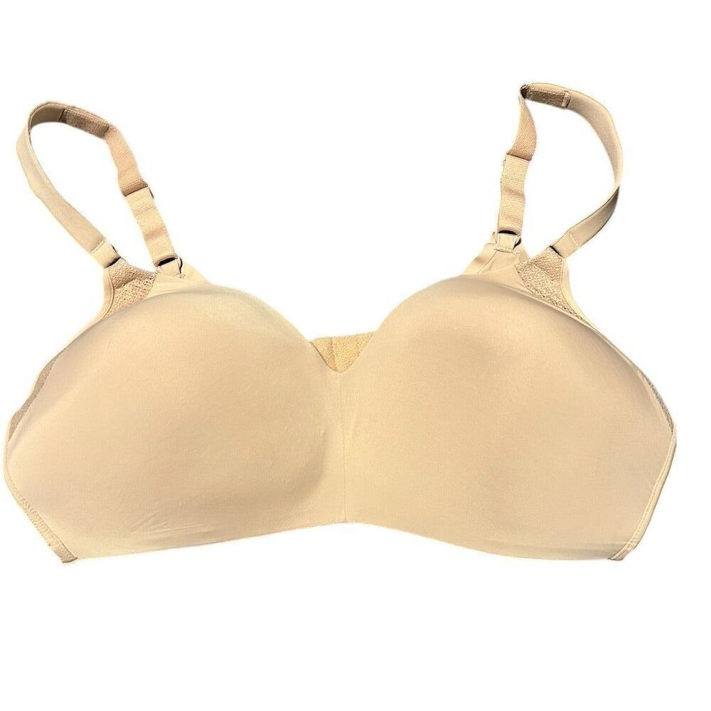 Warners Women's T-Shirt Bra 38D Beige Lightly Lined Underwire
